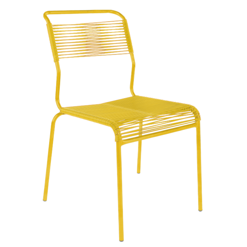 Spaghetti-Stuhl ohne Armlehne "Säntis"