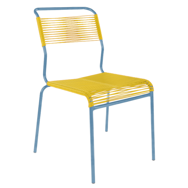 Spaghetti-Stuhl ohne Armlehne "Säntis"