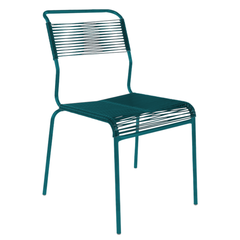 Spaghetti-Stuhl ohne Armlehne "Säntis"