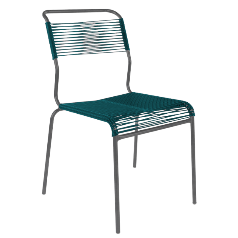 Spaghetti-Stuhl ohne Armlehne "Säntis"