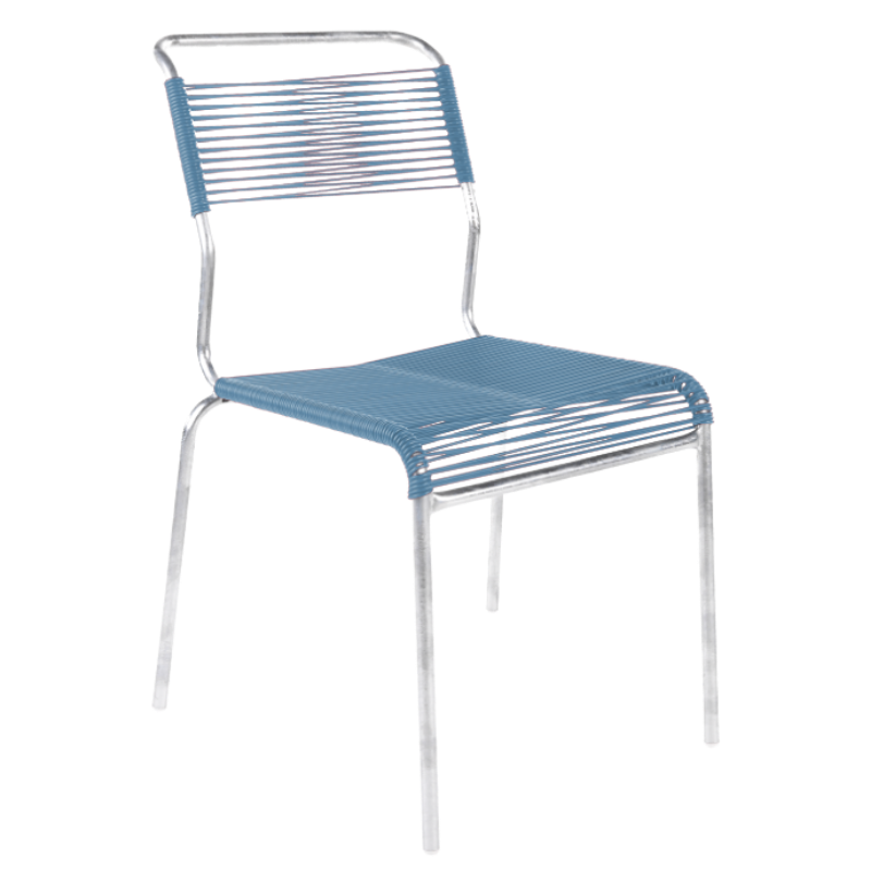 Spaghetti-Stuhl ohne Armlehne "Säntis"