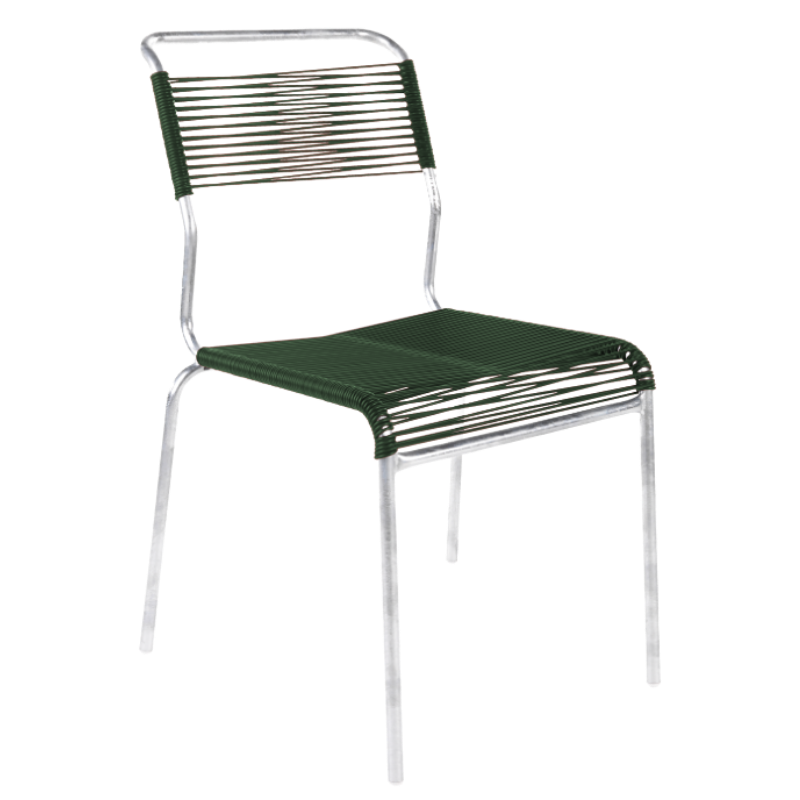 Spaghetti-Stuhl ohne Armlehne "Säntis"