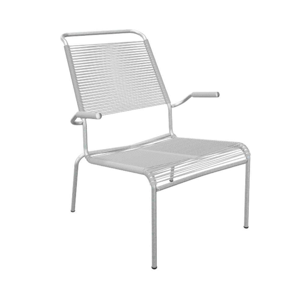 Spaghetti-Lounger mit Armlehne Hochlehner "Säntis"
