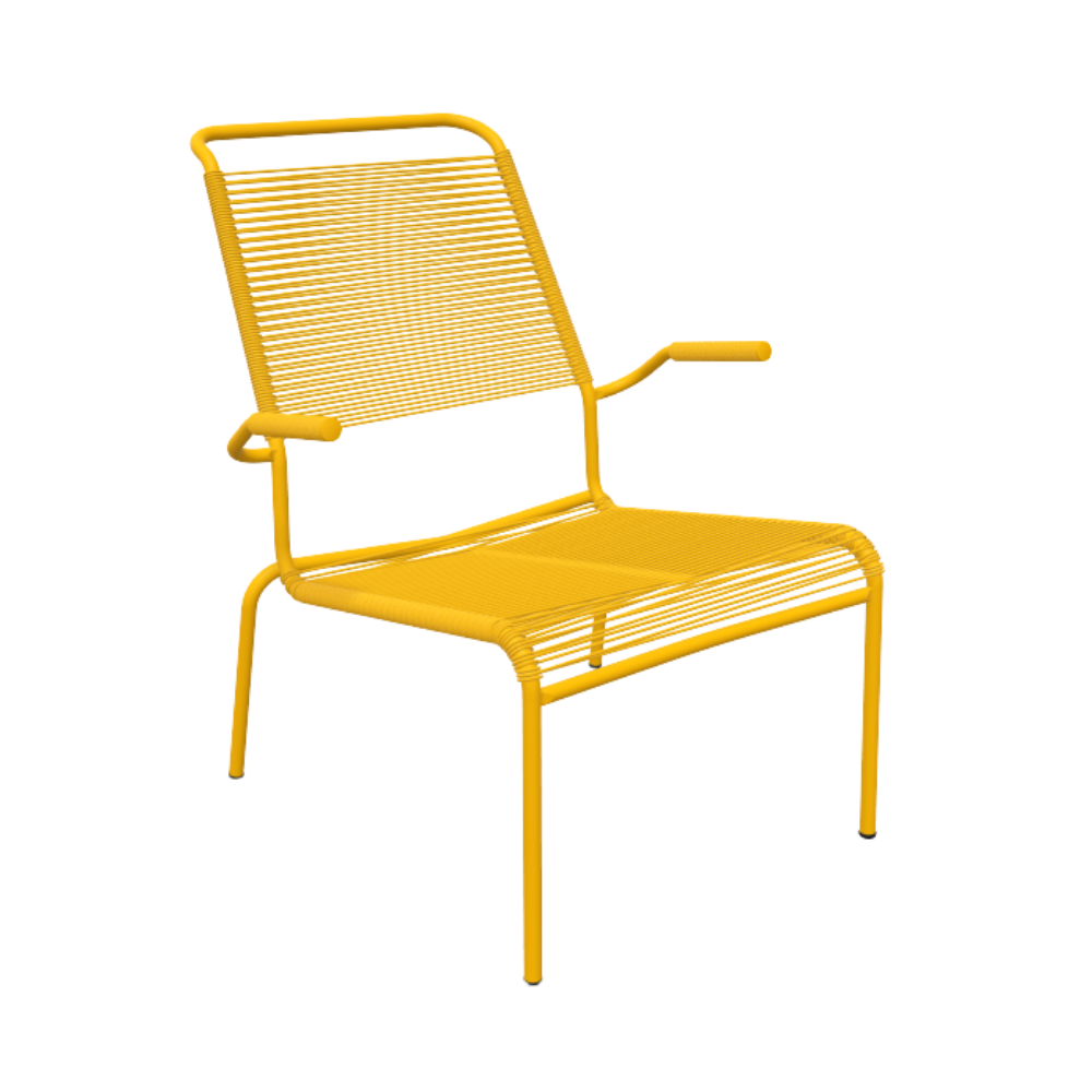 Spaghetti-Lounger mit Armlehne Hochlehner "Säntis"