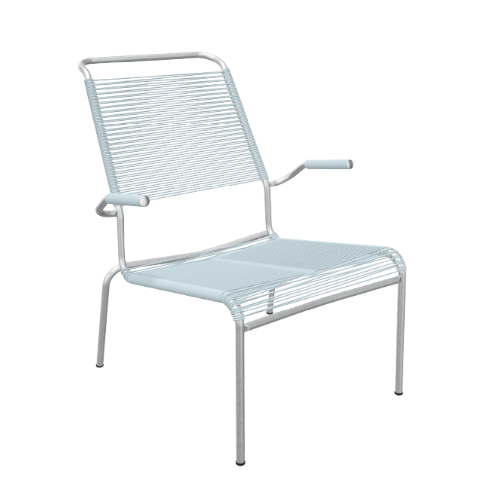 Spaghetti-Lounger mit Armlehne Hochlehner "Säntis"
