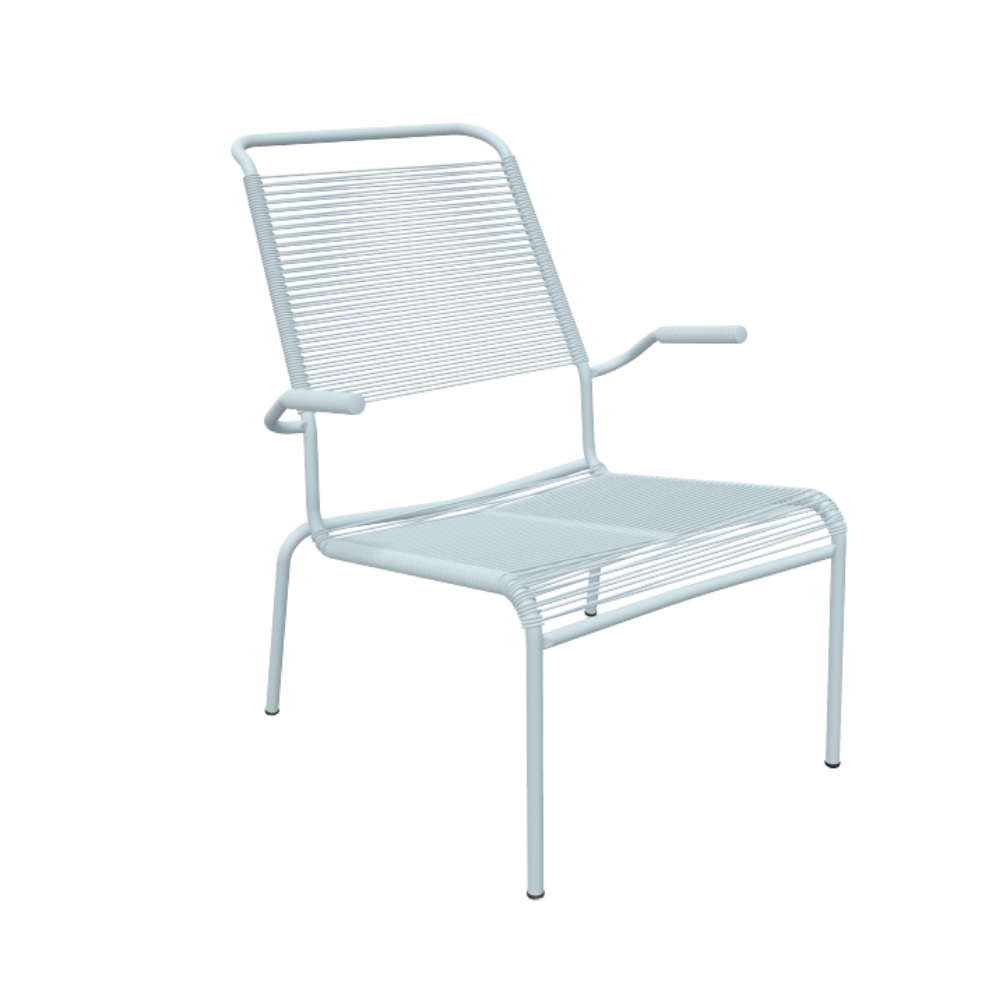 Spaghetti-Lounger mit Armlehne Hochlehner "Säntis"