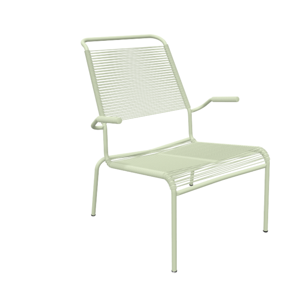 Spaghetti-Lounger mit Armlehne Hochlehner "Säntis"