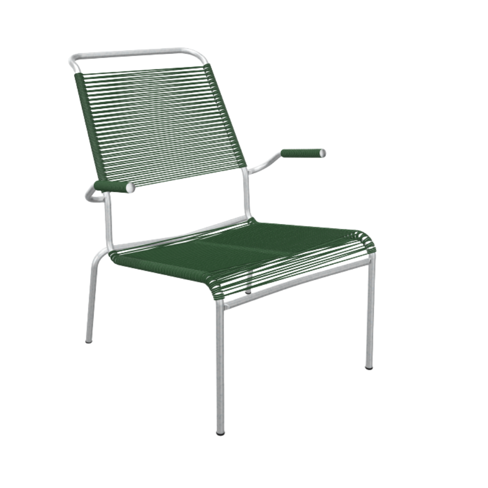 Spaghetti-Lounger mit Armlehne Hochlehner "Säntis"