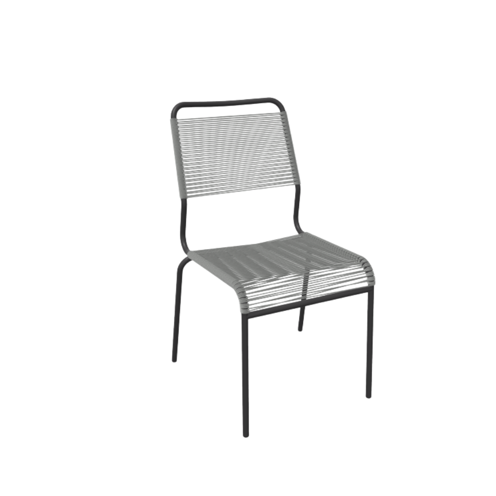Spaghetti Stuhl "Rigi" ohne Armlehne - Comfort