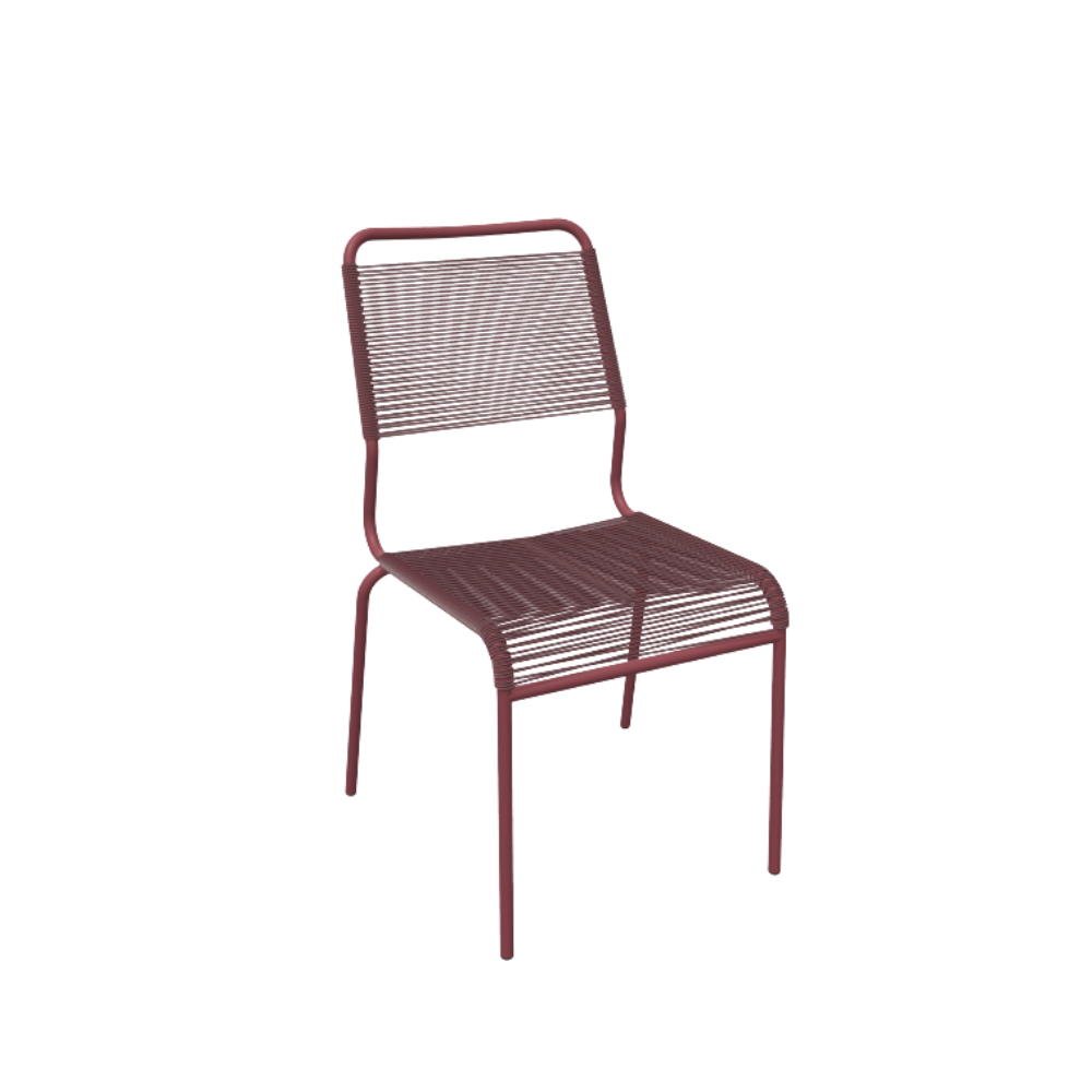 Spaghetti Stuhl "Rigi" ohne Armlehne - Comfort
