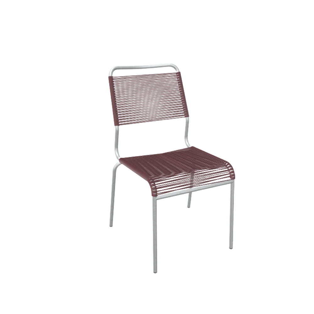 Spaghetti Stuhl "Rigi" ohne Armlehne - Comfort