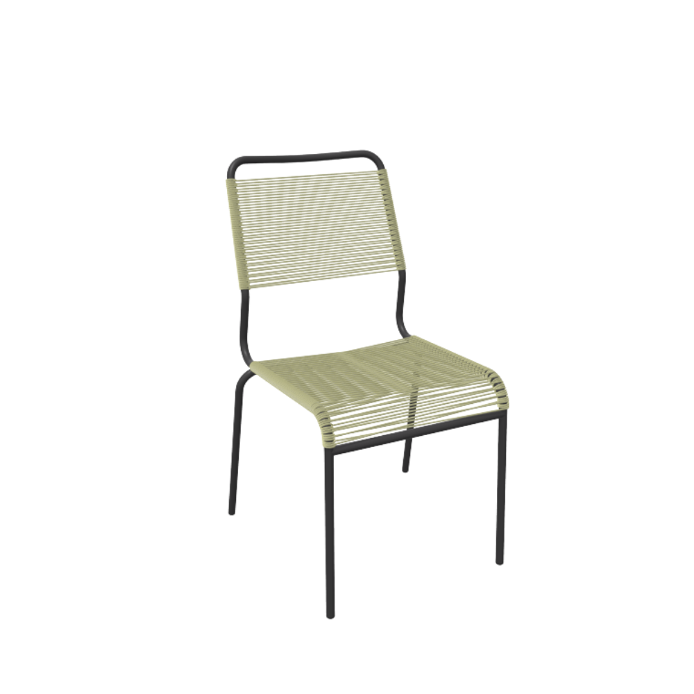 Spaghetti Stuhl "Rigi" ohne Armlehne - Comfort
