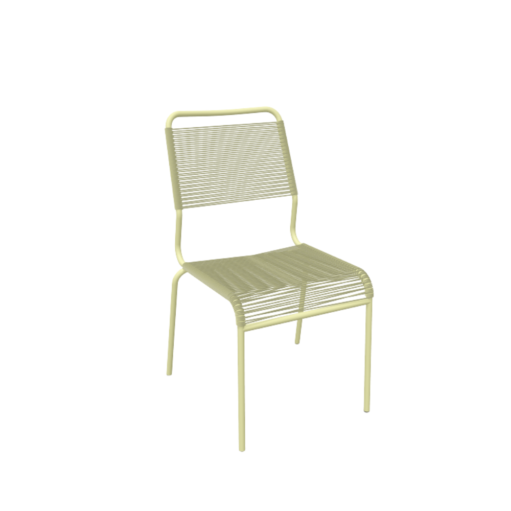 Spaghetti Stuhl "Rigi" ohne Armlehne - Comfort