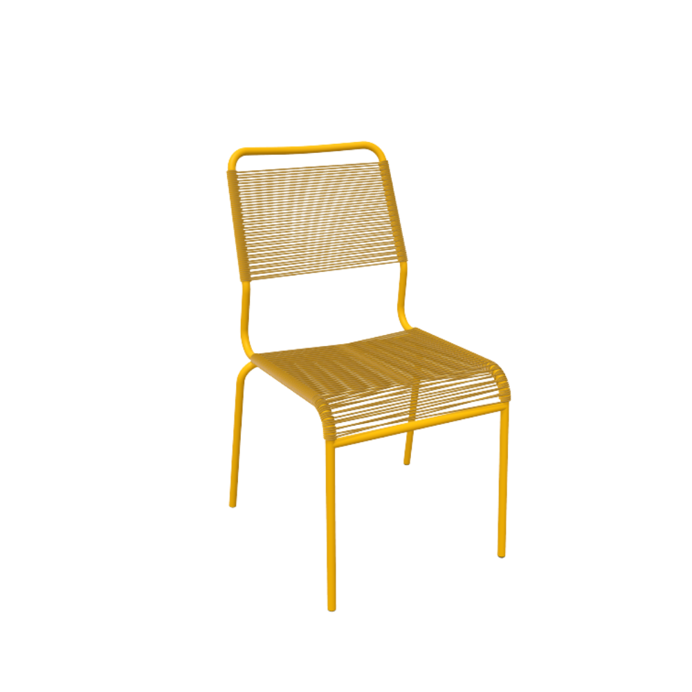 Spaghetti Stuhl "Rigi" ohne Armlehne - Comfort