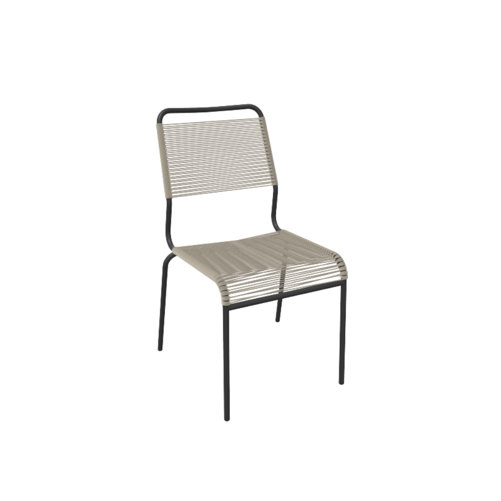 Spaghetti Stuhl "Rigi" ohne Armlehne - Comfort