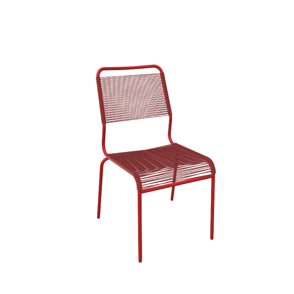 Spaghetti Stuhl "Rigi" ohne Armlehne - Comfort