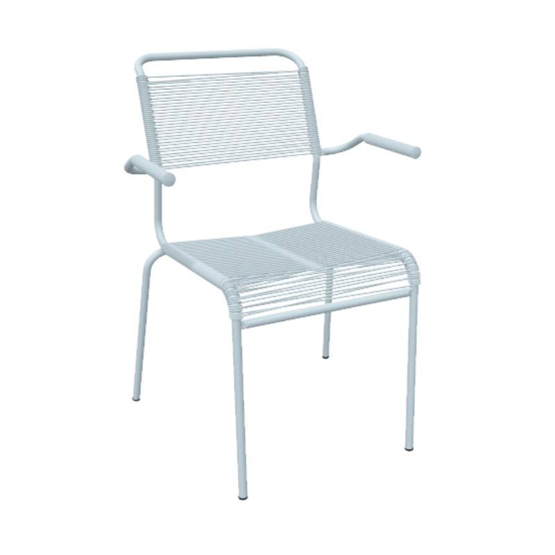 Spaghetti-Stuhl mit Armlehne "Säntis"
