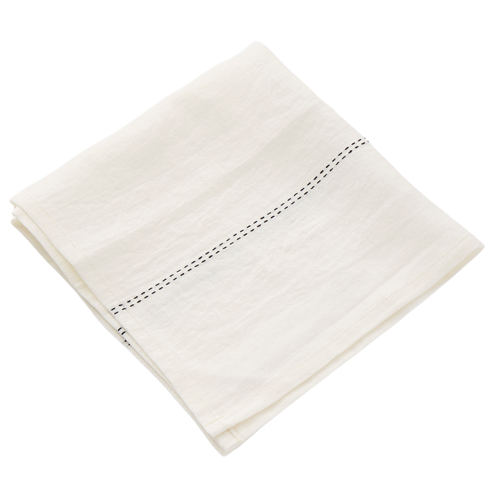 Stoffserviette Leinen "Rythmo" 45x45cm