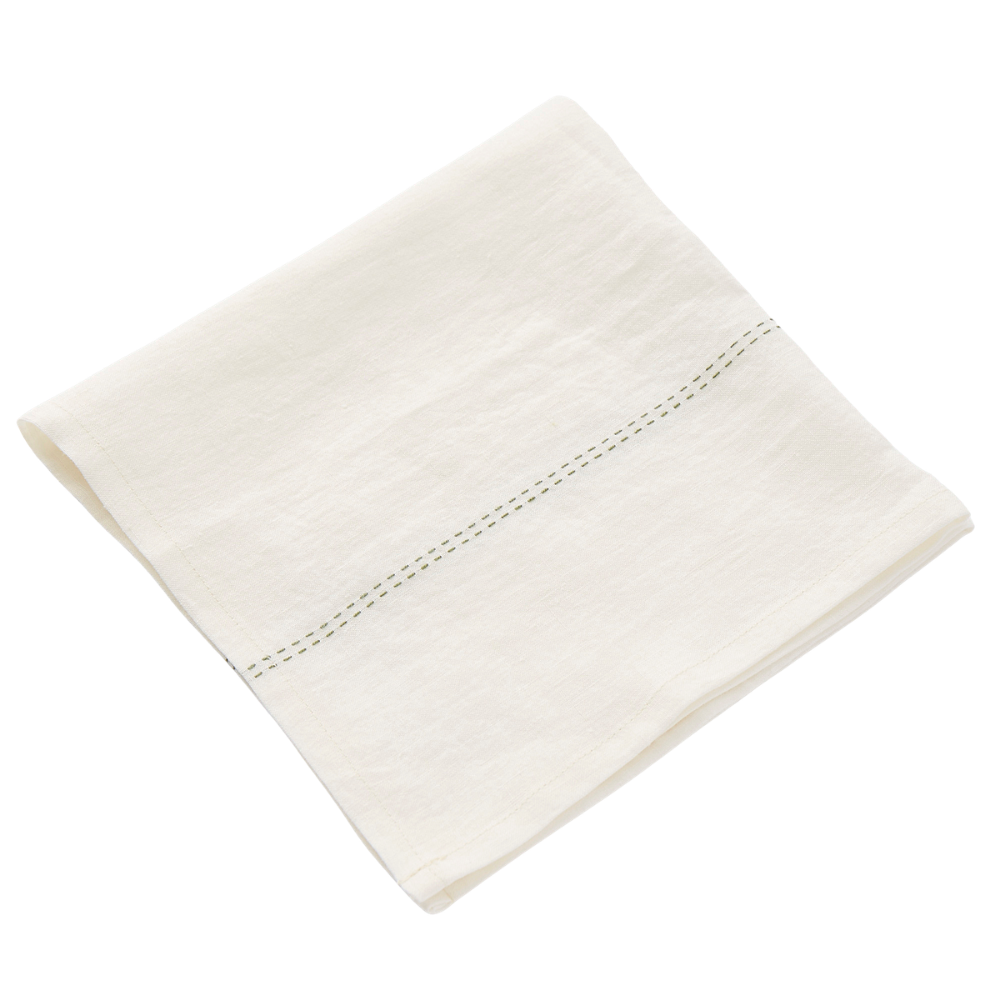 Stoffserviette Leinen "Rythmo" 45x45cm