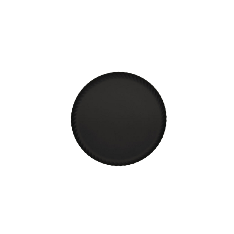 Tablett "Pleats" Ø23cm - Black