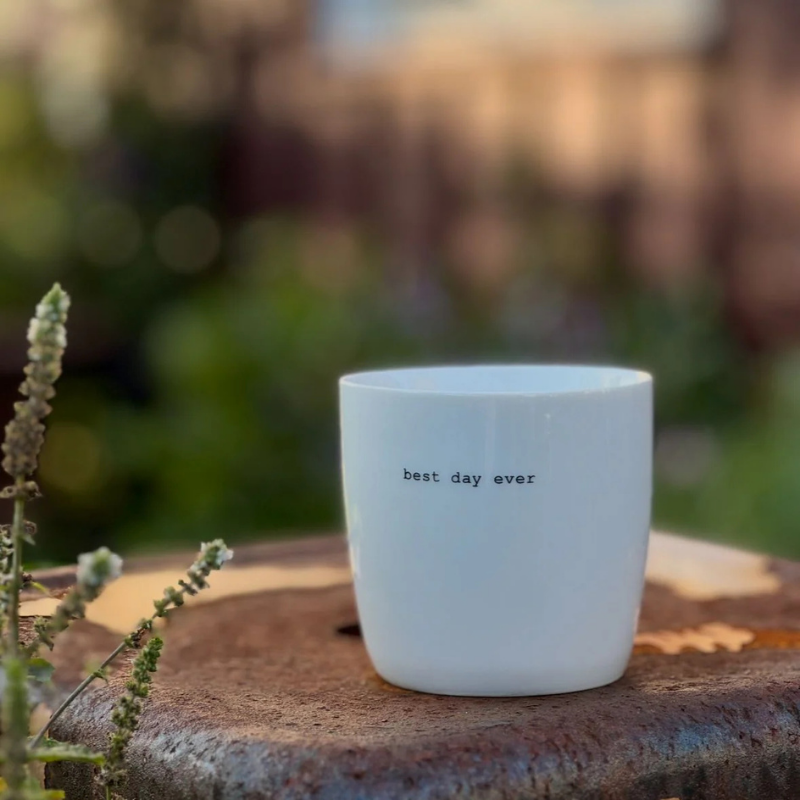 Tasse „best day ever“