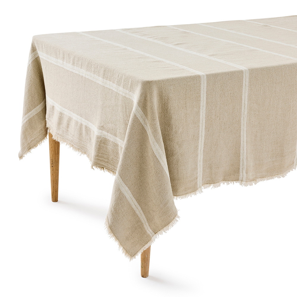 Tischdecke "Rosy" - Lin Blanc