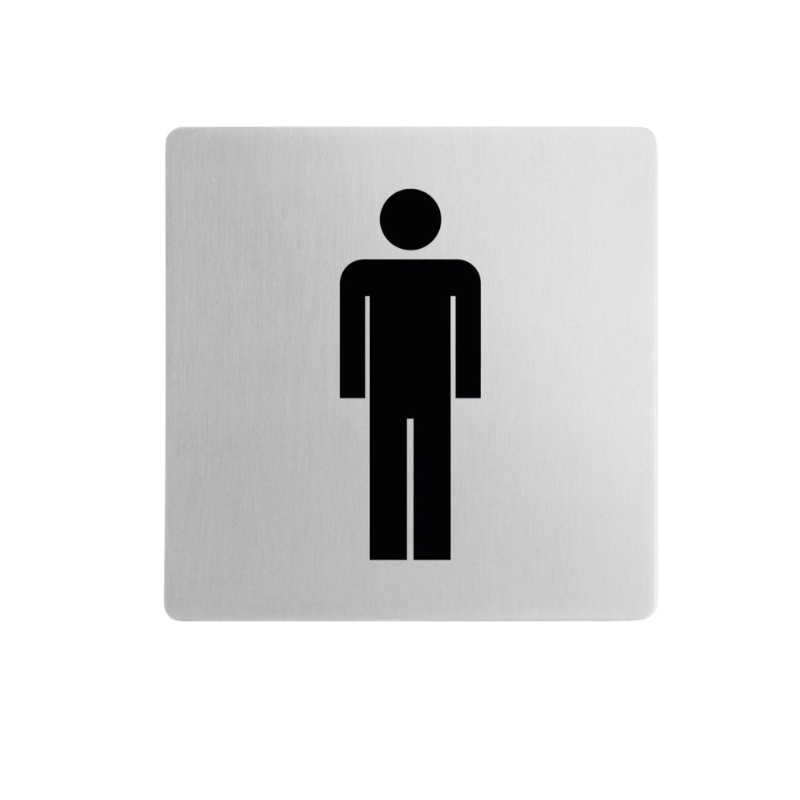 Türsymbol "INDICI"- Mann