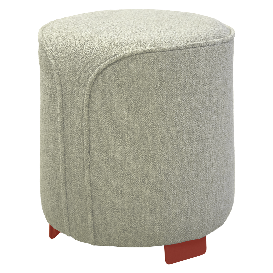 Runder Hocker "VOULEZ-VOUS" - BOUCLE