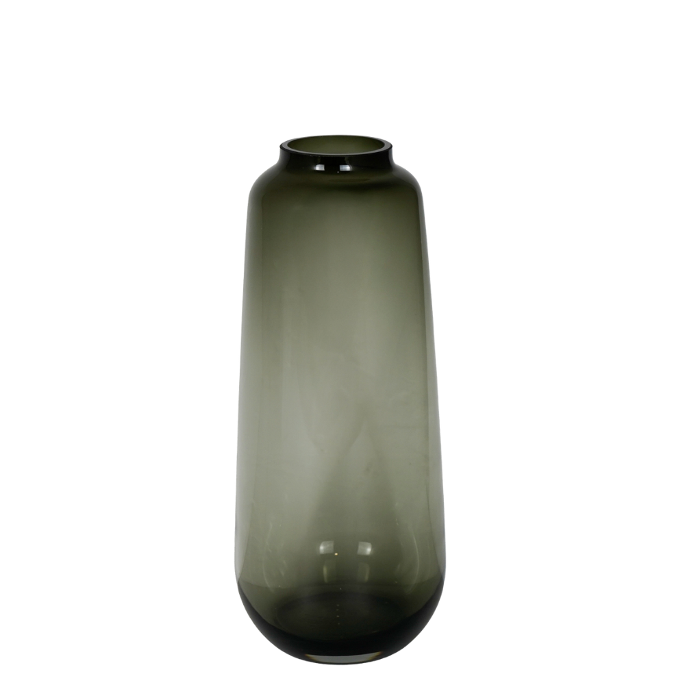 Vase "Luanco" aus Glas – Ø 16,5 × H 40 cm