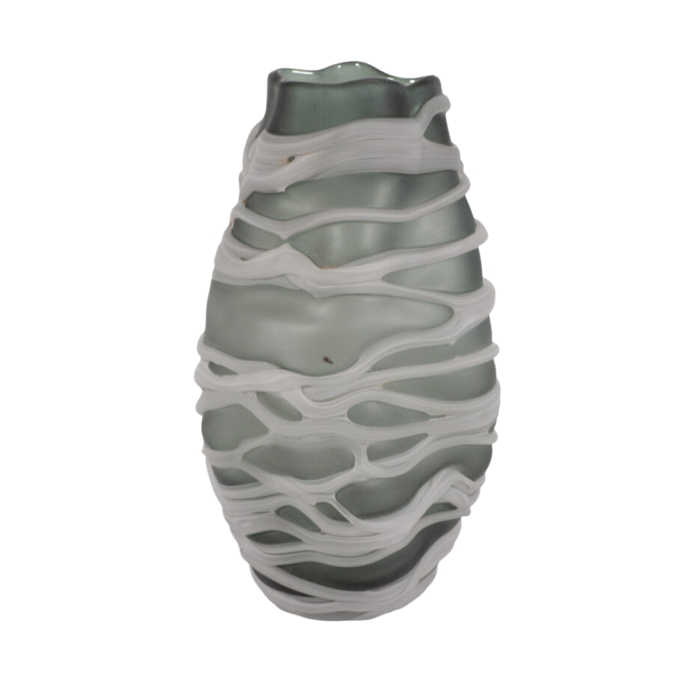 Vase "Strop" - Grau – Ø17×H30 cm