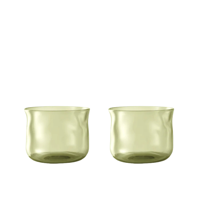 Wasser Glas "Swirl Small" - 2er Set