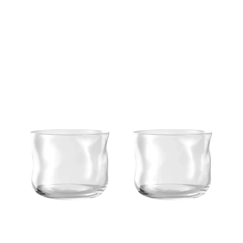 Wasser Glas "Swirl Small" - 2er Set