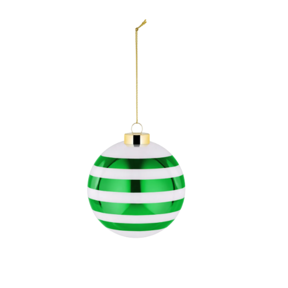 Weihnachtskugel "Delight" - Stripe