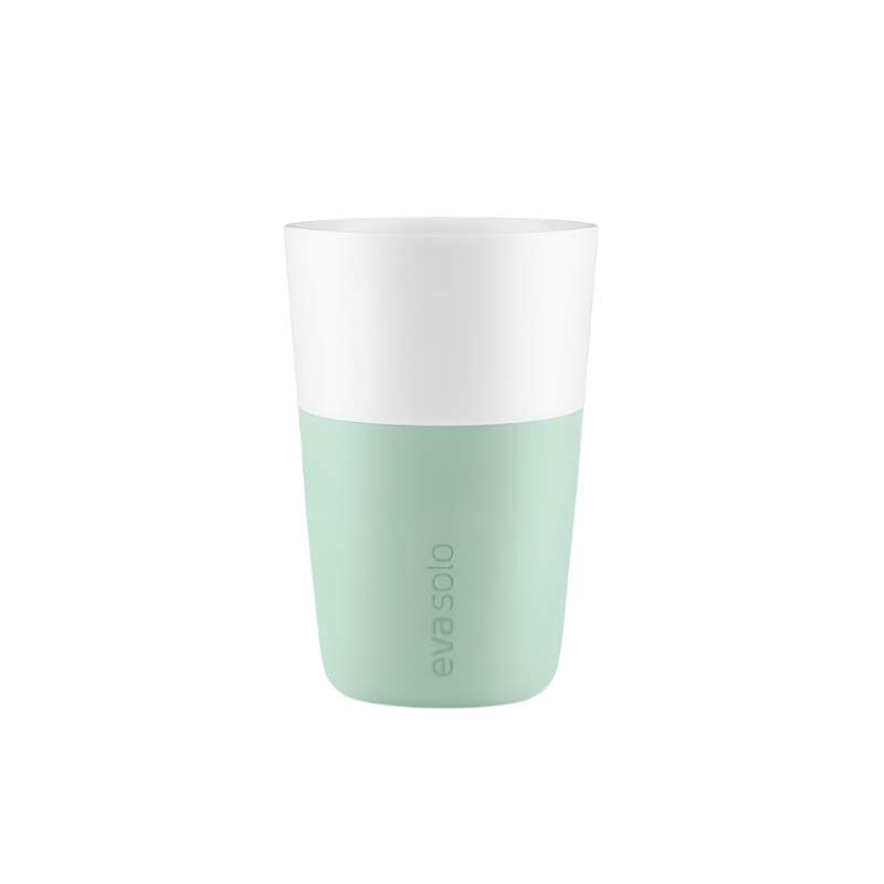 eva trio Café Latte-Becher aus Porzellan in Sage