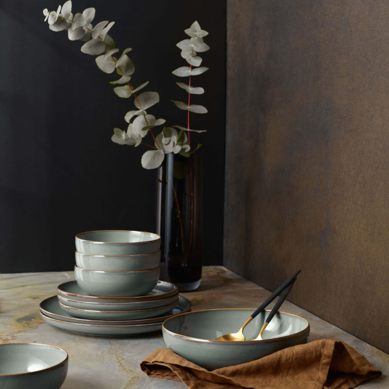 Dessertteller "Saisons" Eucalyptus