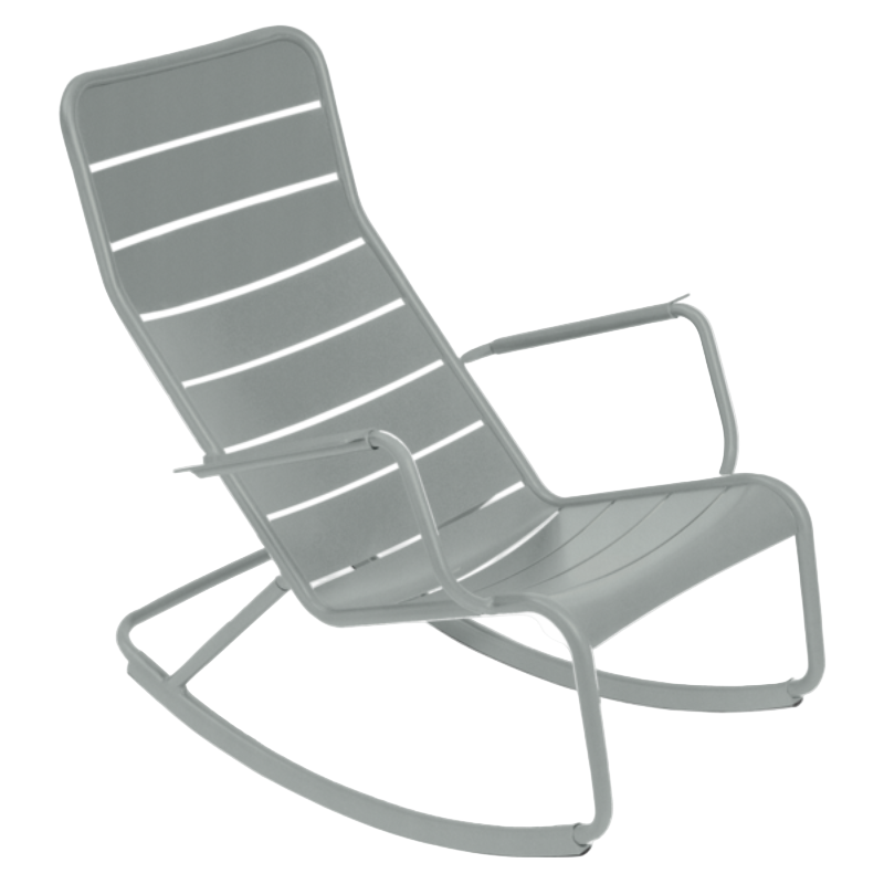 Lapilligrau Fermob Luxembourg Schaukelsessel, Garten & Outdoor, Garten